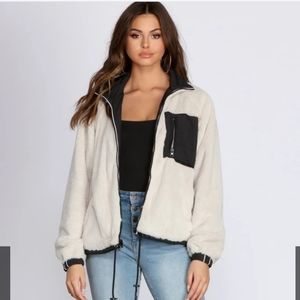 Reversible windbreaker - warm jacket